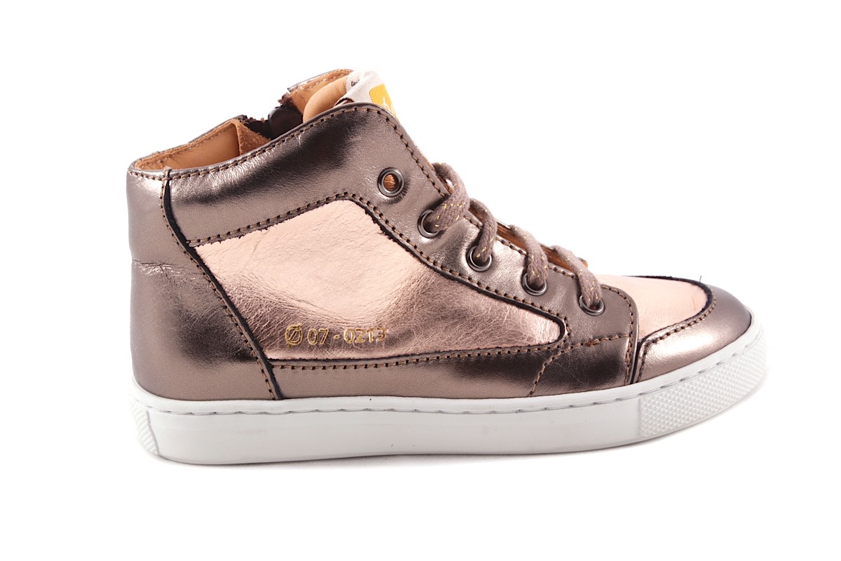 Sneaker Metallic Goud En Rose Metallic