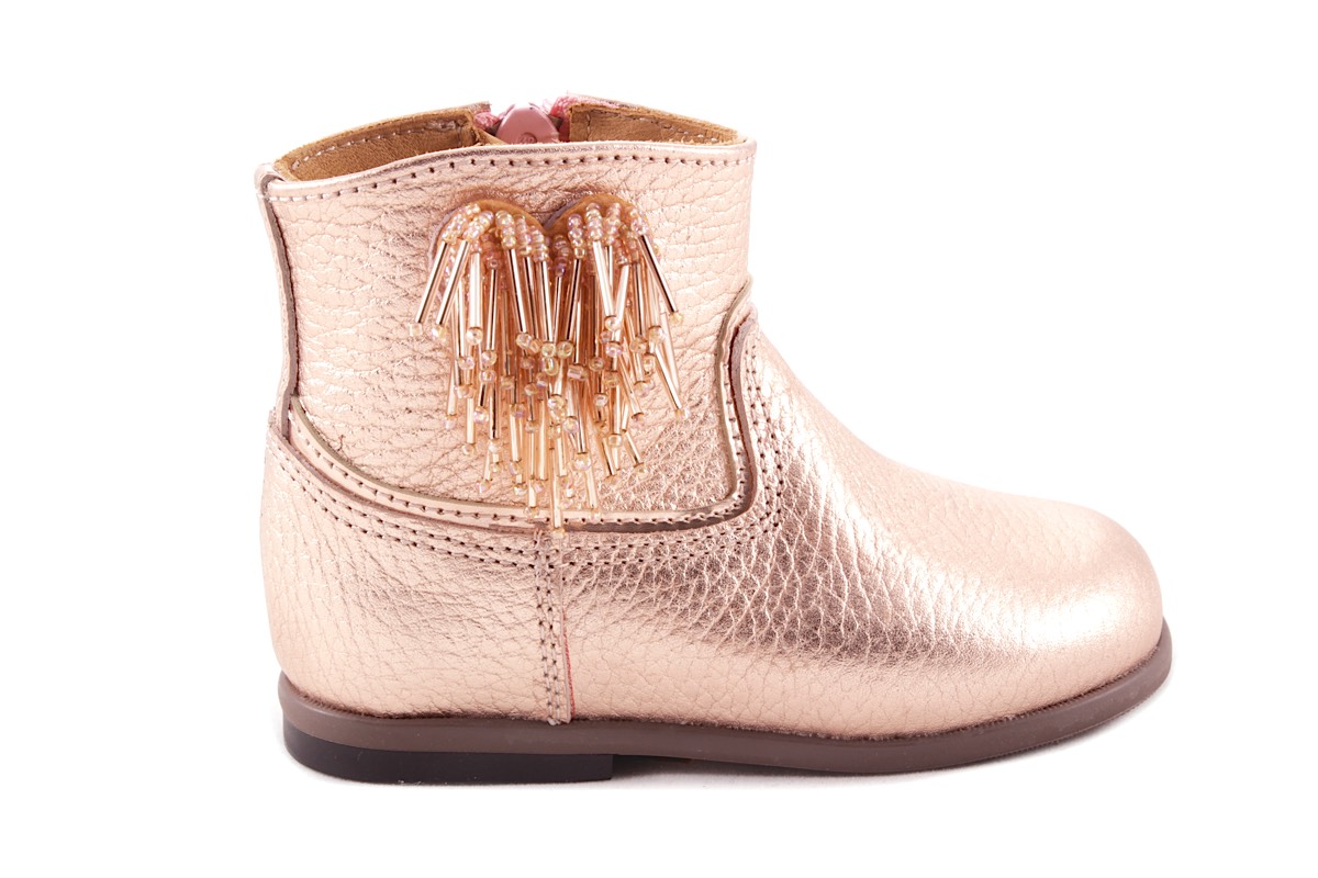 Laars Klein Metallic Roze Franje