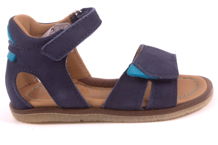 Sandaal Blauw Nubuck  Velcro