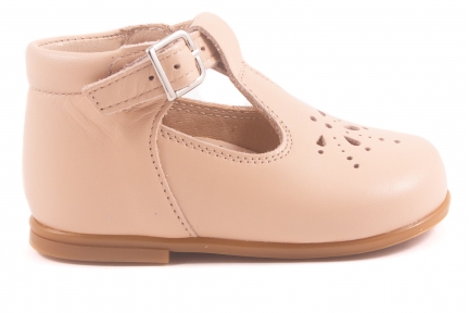 Gespschoen Roze Leder