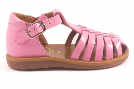 Sandaal Gesloten Tip Roze Lak