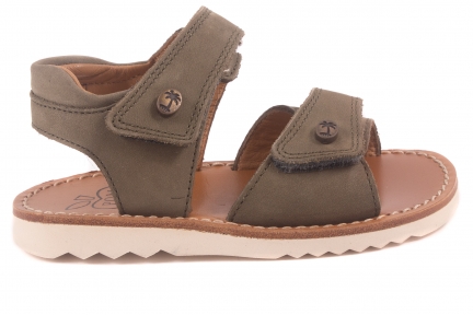 Sandaal Open groen Nubuck