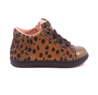 Sneaker Klein Bruin Leopard  Zwart Zool