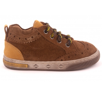 Sneaker Cognac Nubuck Brogues